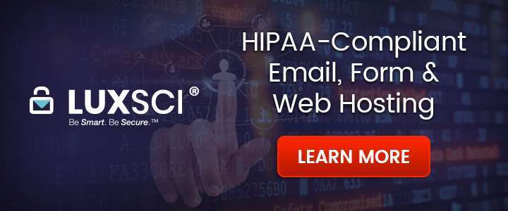 LuxSci HIPAA Secure Hosting & Email