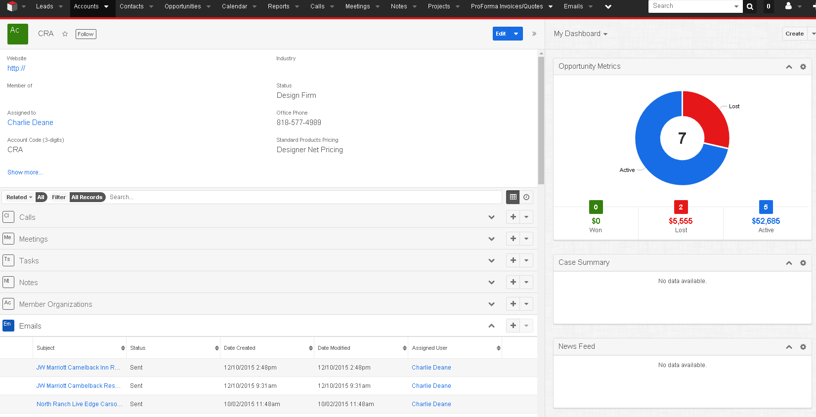 Sugar CRM Quote Generator