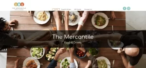 The mercantile homepage screenshot