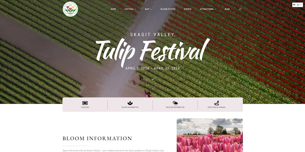tulip festival screenshot