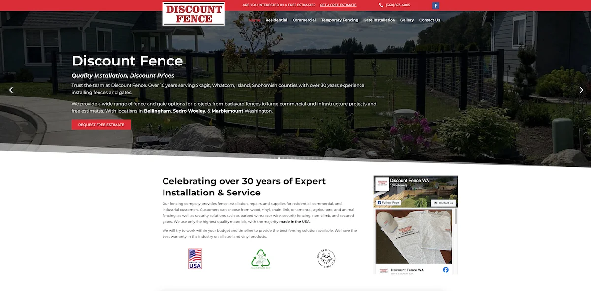 Discount fence
