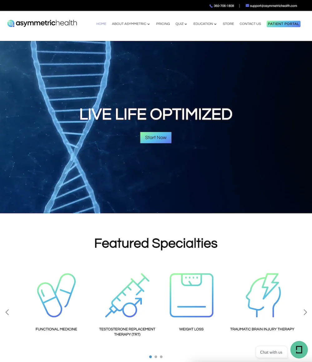 asymmetric health asymmetric health