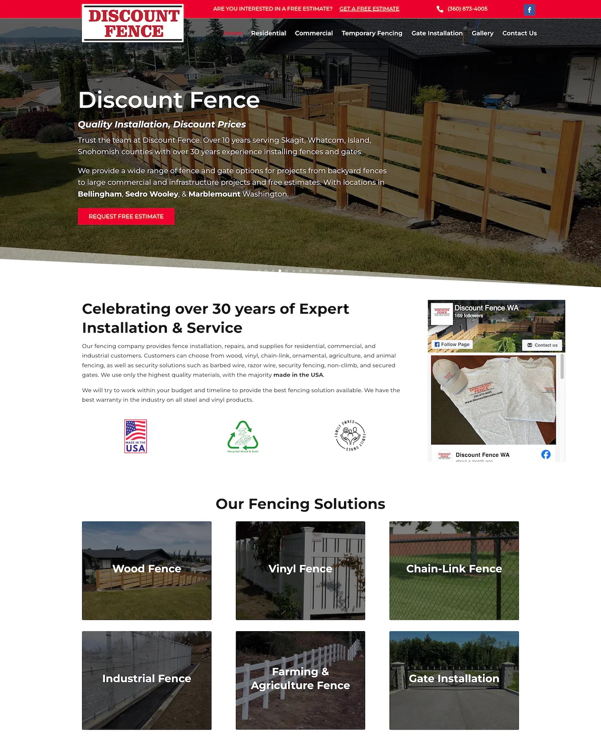 Discount fence homepage Discount fence homepage
