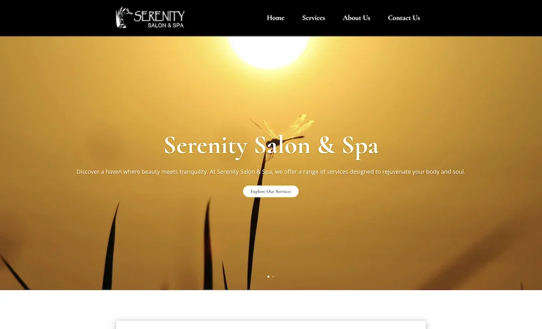 A FDGweb Case Study: Serenity Salon and Spa