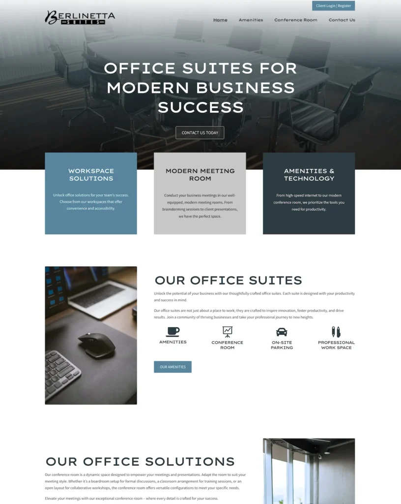 Berlinetta suites homepage