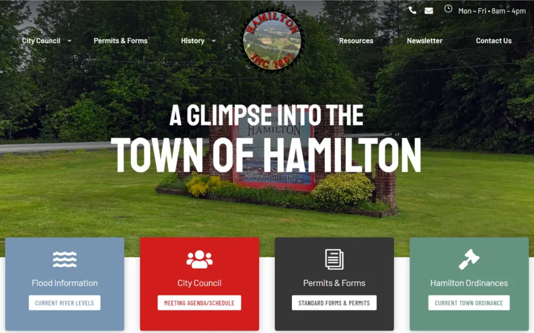 A FDGweb Case Study: Town Of Hamilton