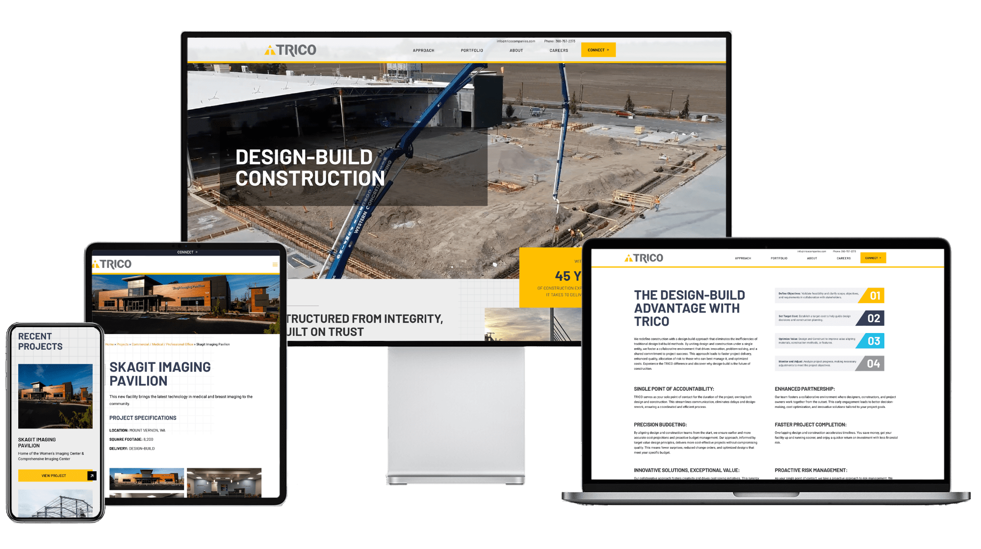 Trico on mobile, tablet, desktop, and laptop