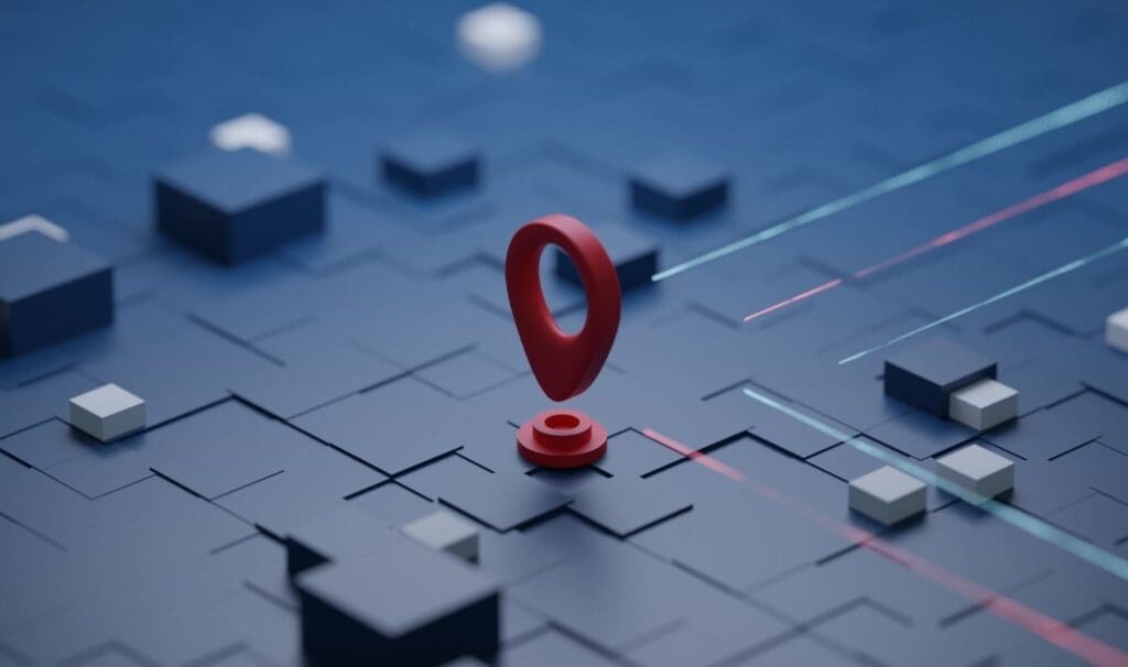 location icon on a map