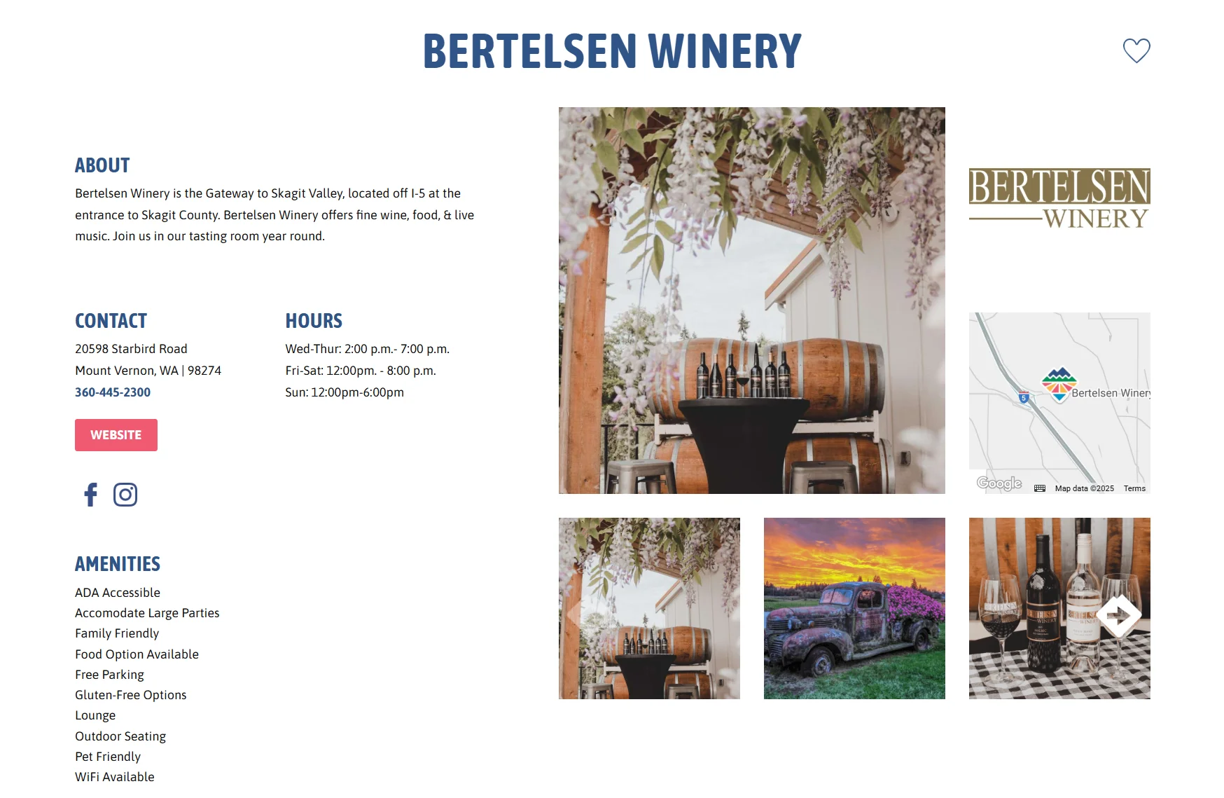 winery section
