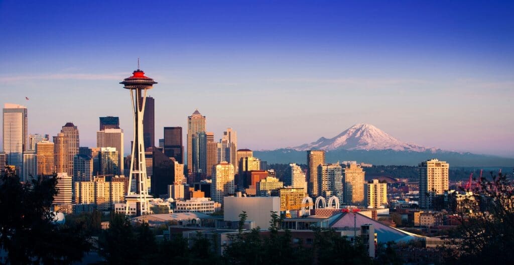Seattle skyline.
